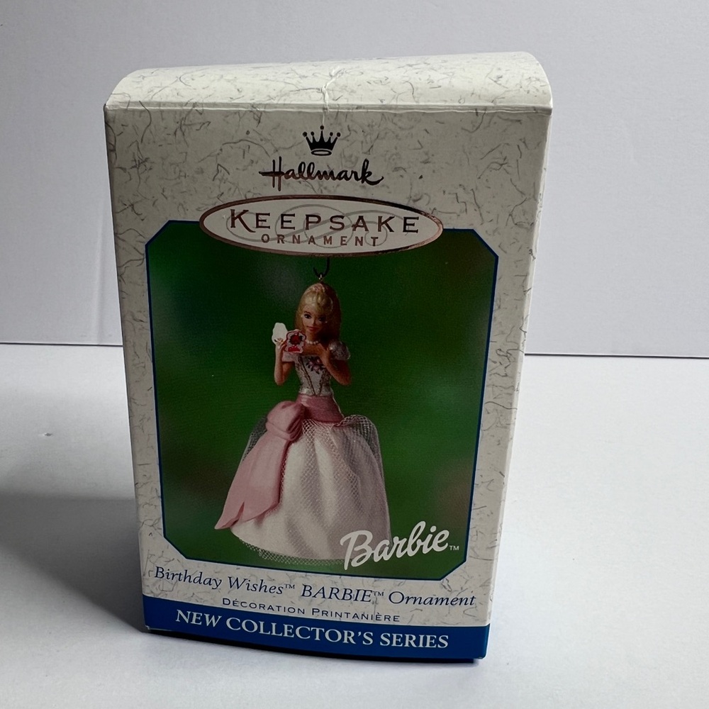 Hallmark Keepsake Birthday Wishes Barbie Ornament In Box 2001 First In Series